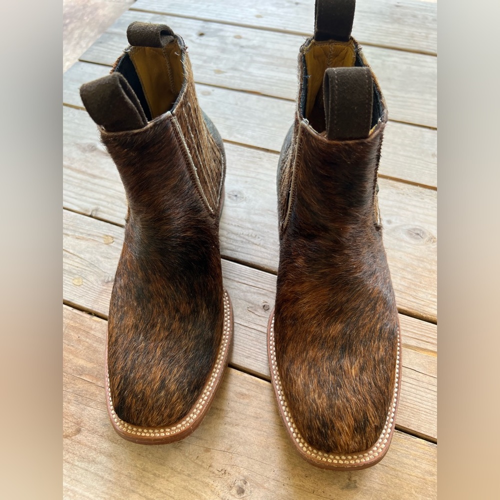 Stiefeld Hair on Hide Aurora womens ankle boot. Size 7-1/2